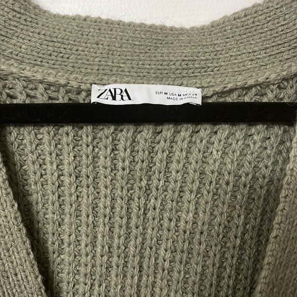 Zara Chunky Wrap Knit Sweater‎ - Picture 5 of 5